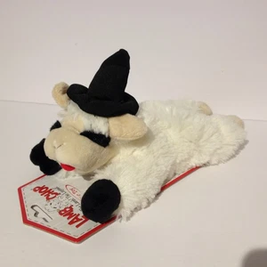 Lamb Chop Dog Toy Plush Squeaky Witch Hat Puppy NEW 8" Halloween - Picture 1 of 10
