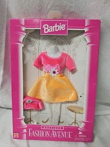 1995 Mattel Barbie Doll Fashion Avenue Daisies Go-Go #14980 Dress And Hat - Picture 1 of 9