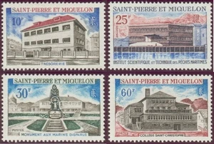 Timbre St Pierre et Miquelon 387/390**  neuf sans charnière - Foto 1 di 1