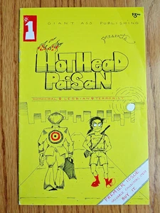 #1 1991 Hothead Paisan Lesbiana Terrorista Cómic Zine/Original/Raro Diane DiMassa - Imagen 1 de 5