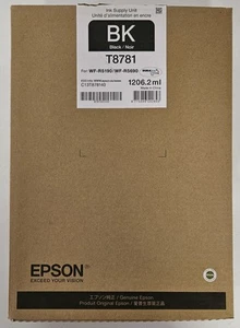Epson Tintenpatrone T8781 Schwarz 1206,2 ml WorkForce Pro WF-R5190, WF-R5690 - Photo 1/3