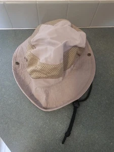 Sombrero de safari Just Hook Em talla única para la mayoría verde tostado ventilado - Imagen 1 de 6