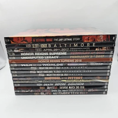 Ring of Honor 16 DVD Lot Brand New  Young Bucks Bullet Club AEW ROH WWE NJPW - Image 1 of 4