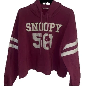 Aeropostale Damen Langarm Hoodie Peanuts Snoopy Sweatshirt pink Medium gebraucht, in einwandfreiem Zustand t3 - Bild 1 von 7