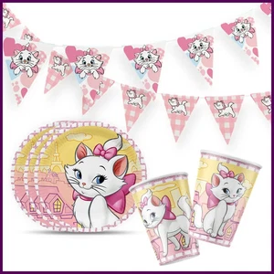 Rosa Marie Katze Einweg Mädchen Happy Birthday Party Zubehör Folienballon Tasse - Bild 1 von 28