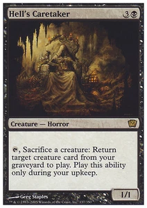 MTG HELL's CARETAKER EXC - TRAGHETTATORE D'ANIME - 9TH - MAGIC - Picture 1 of 1