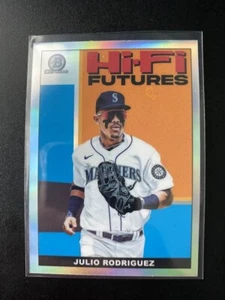 Bowman Chrome Hi-Fi Futures 2022 #HIFI4 Julio Rodríguez Mariners - Imagen 1 de 2