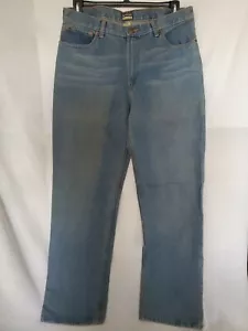 Vaqueros para hombre Steve & Barry's talla 35x34 azul pierna recta estilo auténtico denim - Imagen 1 de 6