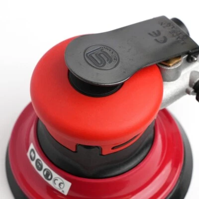 Lijadora de doble acción Shinano Impact modelo SI-3101LGM 5" con almohadilla de velcro hecha en Japón Foto 1 de 4