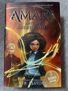 Amari And The Great Game SIGNED by B.B. ALSTON First Edition Hardcover - Picture 1 of 3