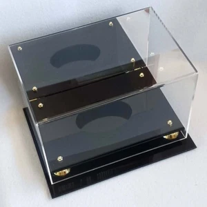 Acrylic Football Display Case with Mirror Back 12" x 8" x 8" Housing Box - Bild 1 von 5