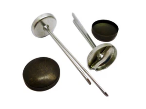 Button Making - Button Prongs & Shells for use CS Osborne W1 Lever Press 144 Pk - Picture 1 of 1