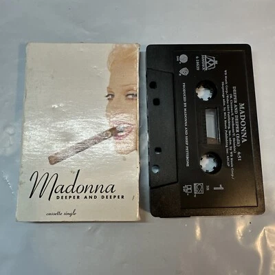 MADONNA - DEEPER & DEEPER 1992 SIRE CASSETTE SINGLE Foto 1 de 2