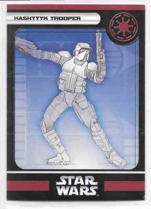 2006 Star Wars Miniatures Kashyyyk Trooper Stat Card Only Swm Mini - Picture 1 of 2