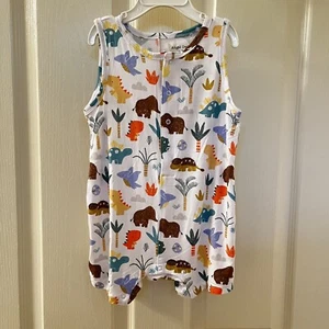 Angel Dear Cute Dino Dinosaur Shortie Romper Bamboo Boys Size 12-18 Months NWT - Picture 1 of 11