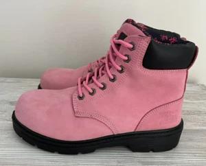 NEW Moxie Trades Alice Pink 50162 Women's Waterproof Safety Toe Slip Resist Sz 8 - Picture 1 of 9