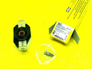 HUBBELL HBL2340 20 AMP 480 VAC NEMA L8-20R TWIST LOCK RECEPTACLE REPLACES #2340A - Picture 1 of 7