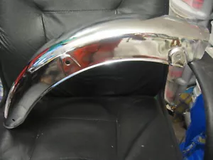 NEW Suzuki ZR 50 80 CHROME REAR MUDGUARD 6311026402 - Picture 1 of 1