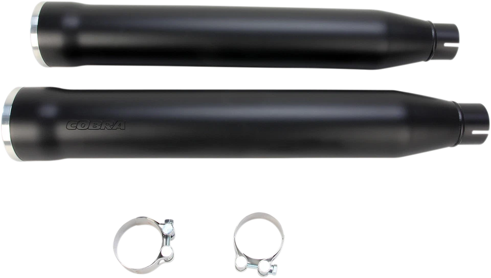 Cobra 3英寸 一脚蹬黑色消声器带 RacePro Tips - 美国制造 6053B — 第 1/1 张图片