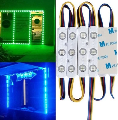 20FT Waterproof Colorful 5050 3 LED Light Module 12V RGB 120 LEDs With Remote... - Image 1 of 4