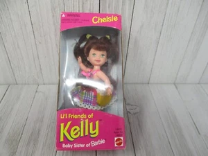 Mattel Vintage 1995 Li'l Friends of Kelly Chelsie Barbie's Baby Sister NRFB - Foto 1 di 10