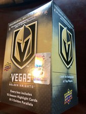 2017-18 INAUGURAL SEASON VEGAS GOLDEN KNIGHTS UPPER DECK SET COMMEMORATIVE CARD