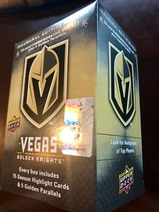 RARE! 2017-18 INAUGURAL SEASON VEGAS GOLDEN KNIGHTS PARALLELS UPPER DECK CARD