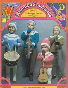 Vintage Sears Children's Classics To Knit and Crochet - Picture 1 of 1