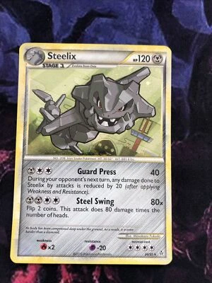 Pokemon Card Steelix Unleashed Holo Rare 24/95 NM - Image 1 of 4