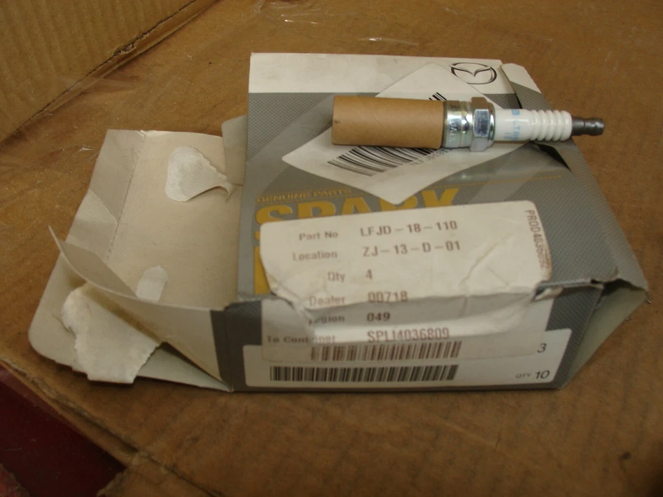 LFJD18110 x4 Spark Plug for Mazda CX-7 2.5 MZR 2009-2013 - Image 1 of 1