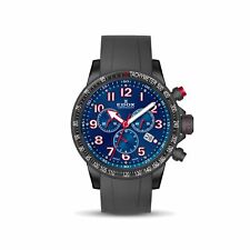 Edox 10229 37NRCA BRB Men's Chronorally S Blue Quartz Watch