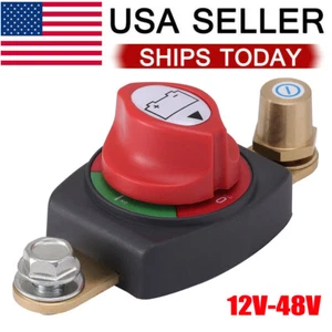 12-48V Car Side Post Battery Disconnect Switch On/Off Power Cut Master Isolator - Picture 1 of 11