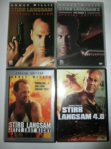 Stirb Langsam Bruce Willis  Teil 1-4  Spezial Edition 1-3 jeweils mit 2DVD`s - Bild 1 von 12