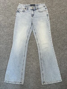 Jeans donna Aeropostale svasato vita media lavaggio leggero taglia 4 regular - Foto 1 di 7