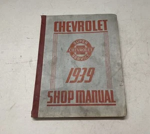 1939 Chevrolet Shop Manual Service Chevy 39 Super Car Truck Repair ORIGINAL - Picture 1 of 3