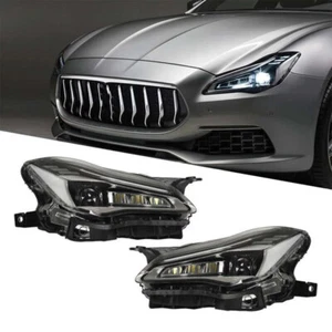 Paar Für Maserati Quattroporte Scheinwerfer 2013-21 LED Frontleuchte DRL Blinker - Bild 1 von 19