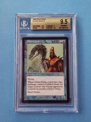 Gilded Drake Urza's Saga Vintage MTG Reserve List! Graded BGS 9.5 GEM MINT!!! - Image 1 of 2