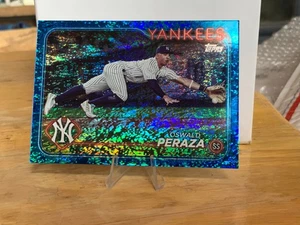2024 Topps feuille bleue Oswald Peraza /999 - Photo 1/6