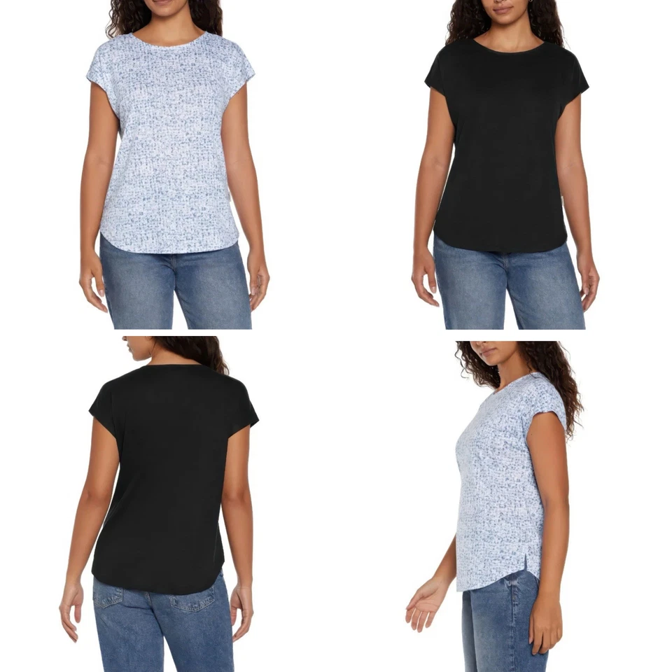 Top de manga corta Orvis para mujer mezcla de lino - Nuevo con etiquetas Foto 1 de 1