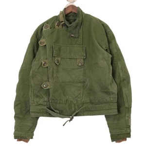 Vintage 1960s Swedish Military Motorcycle Jacket With Liner Mens Size C50 - Picture 1 of 6
