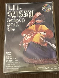 Li’l Missy Holiday Perlen Puppe Kit #13407 Pirat versiegelt in Box - Bild 1 von 11