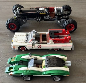 LEGO Batmobile (70905). Riddlers Riddle Racer (70903) ECTO 1 (75828).  Extras!! - Picture 1 of 7