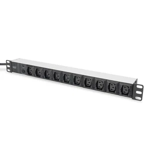 DIGITUS Professional 1HE Aluminium 10-fach Steckdosenleiste rackmount 2 m - Bild 1 von 5