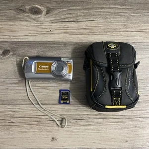 Canon PowerShot A470 7.1MP Pink Digital Camera Y2K vintage Tested AA Battery Cam - Picture 1 of 5