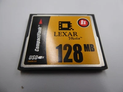 Lexar Compact Flash Memory Card 128Mb 8X  fully tested - Image 1 of 2