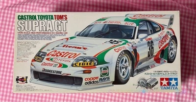 Tamiya CASTROL Toyota Tom's Supra GT 4WD RC Car Kit Unused - Image 1 of 4