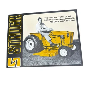 Vtg 1970s Struck THE "BIG JOB" TRACTOR KIT & Attachments Booklet - Picture 1 of 4
