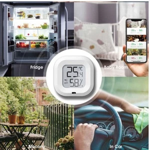Wine Cabinet Temperature Monitor with Humidity Gauge for Optimal Storage - Bild 1 von 8