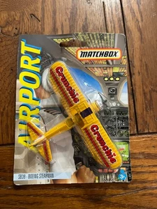 1993 Matchbox Skybusters SB39 Boeing Stearman Crunchie Flying Circus Airplane - Picture 1 of 4
