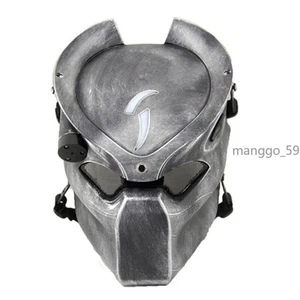 Alien vs Predator Cosplay Mask Halloween Party Costume Prop Full Mask With Light - Picture 1 of 9
